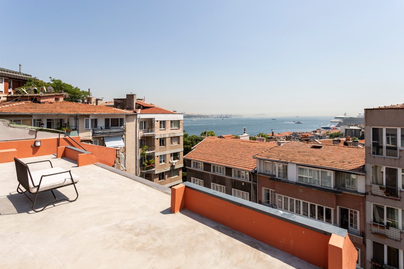 Renovated Twin Apartments with Stunning Sea View in Cihangir - SH 34693